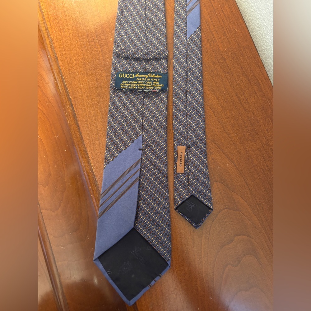 Vintage Gucci Accessories Collection Silk Tie Made in Italy - Picture 13 of 15